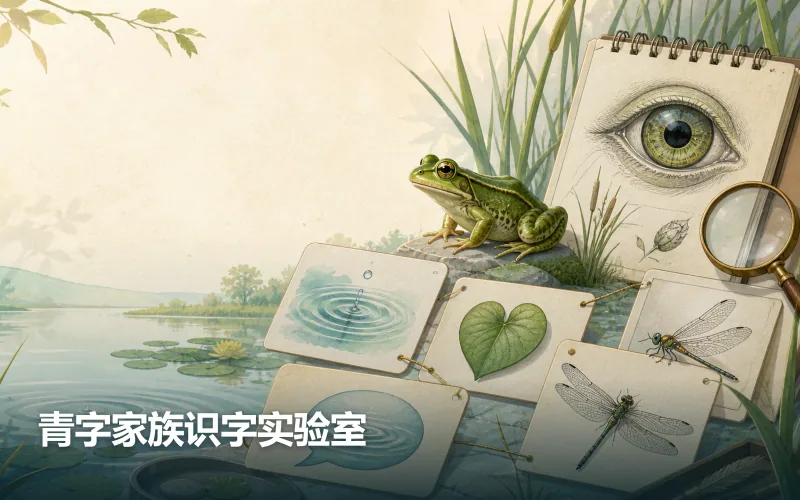 青字家族识字实验室作品封面