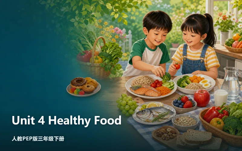Unit 4 Healthy Food作品封面