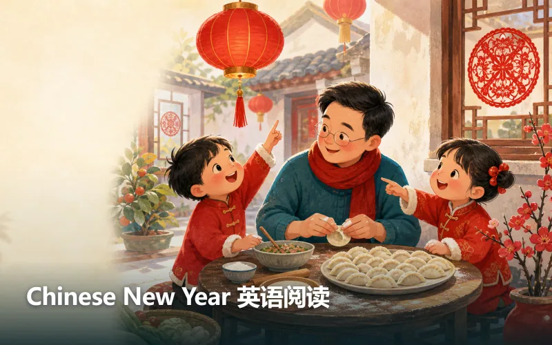 Chinese New Year 英语阅读作品封面
