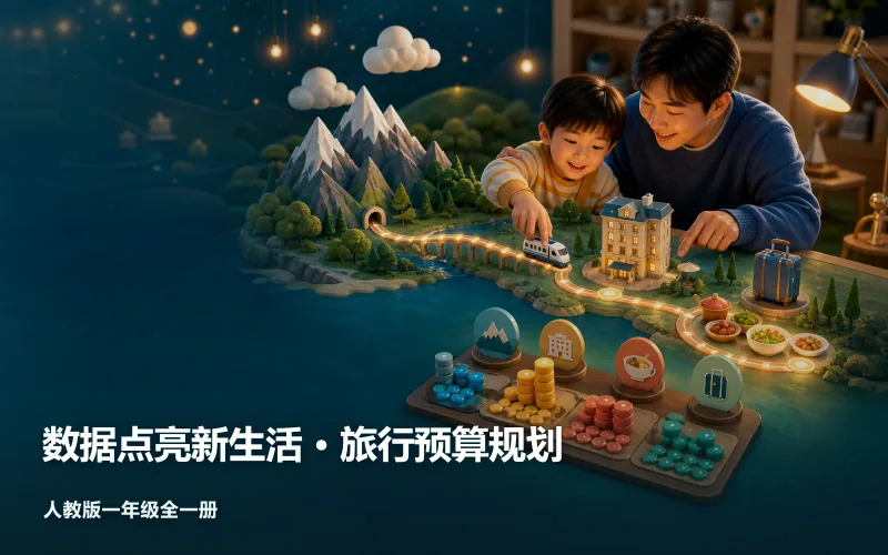 数据点亮新生活 · 旅行预算规划作品封面