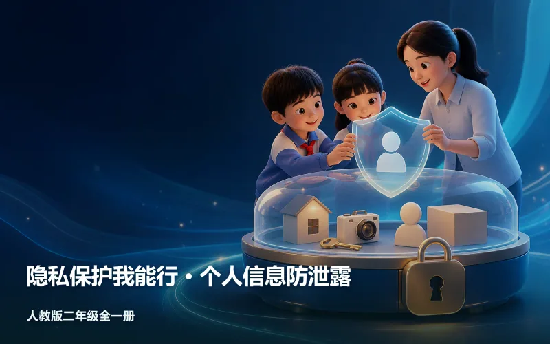 隐私保护我能行 · 个人信息防泄露作品封面