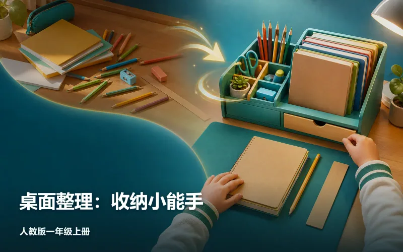 桌面整理:收纳小能手作品封面