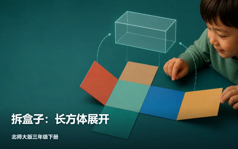 拆盒子:长方体展开作品封面