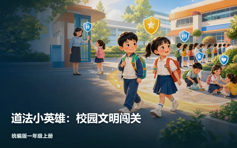 道法小英雄:校园文明闯关作品封面