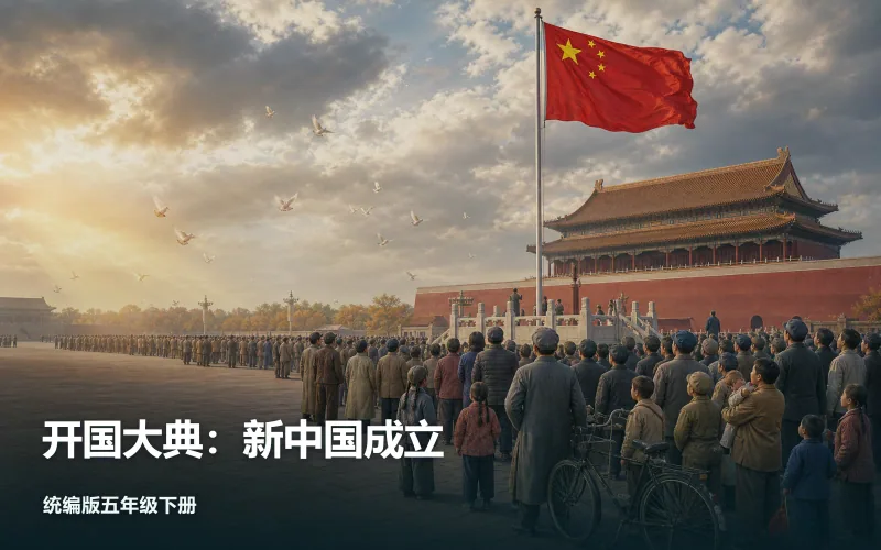 开国大典:新中国成立作品封面