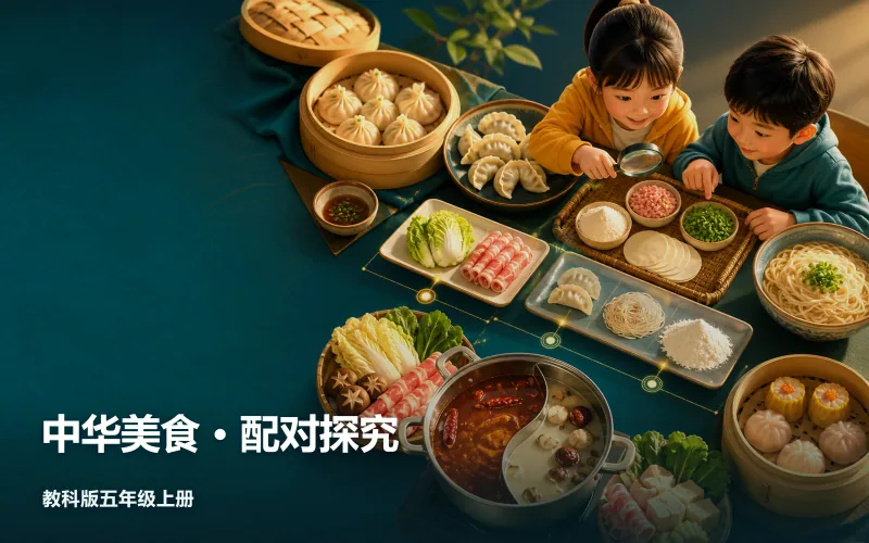 中华美食 · 配对探究作品封面