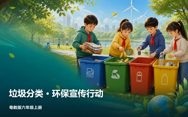 垃圾分类 · 环保宣传行动作品封面
