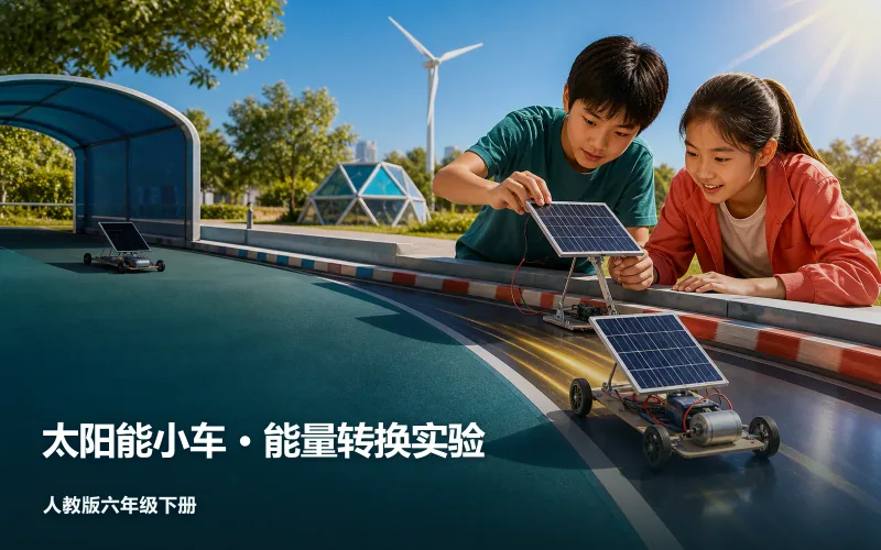 太阳能小车 · 能量转换实验作品封面