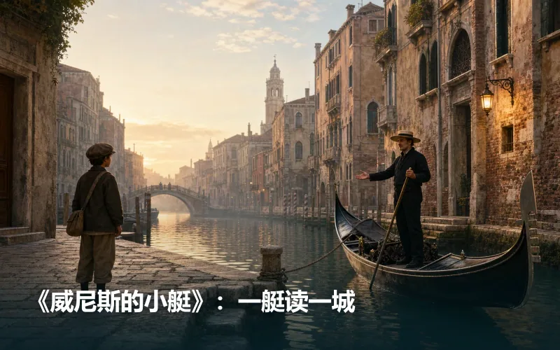 《威尼斯的小艇》:一艇读一城作品封面